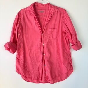 Grayson Frank & Eileen The Hero Button Up Shirt Womens 2 (small) Pink